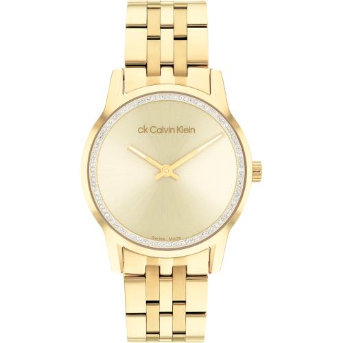 Calvin Klein 凱文克萊 CK 瑞士製晶鑽女錶-32mm 25000021