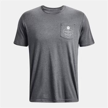 Under Armour UA 男裝 短袖上衣 棉質 灰【運動世界】1379546-012