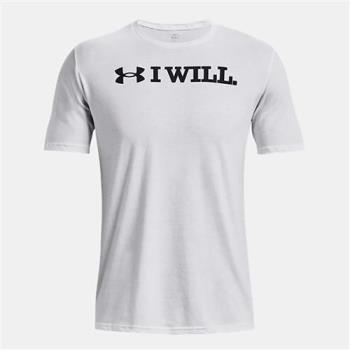 Under Armour UA 男裝 短袖上衣 棉質 白【運動世界】1379023-100