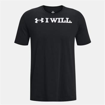 Under Armour UA 男裝 短袖上衣 棉質 黑【運動世界】1379023-001