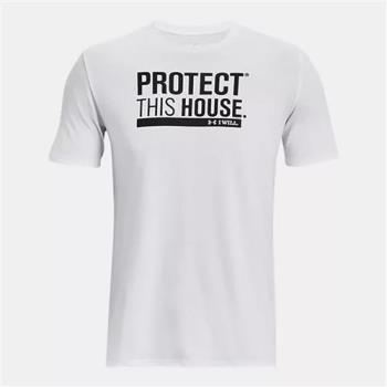 Under Armour UA 男裝 短袖上衣 棉質 白【運動世界】1379022-100