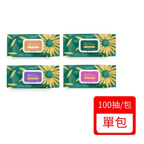 Nurture PRO天然密碼-銀離子寵物濕紙巾100抽
