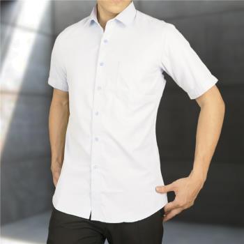 【weishton】韓版修身抗皺襯衫-短袖、素色白、斜紋白、斜紋藍、斜紋粉