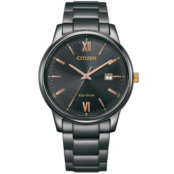 CITIZEN星辰 PAIR系列 光動能 經典時尚腕錶 BM6976-72E