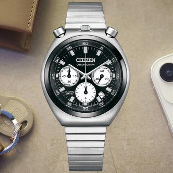 CITIZEN星辰 Chronograph系列 牛頭錶 熊貓計時腕錶 AN3660-81E