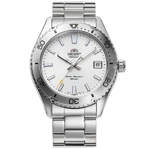ORIENT 東方錶 WATER RESISTANT系列 潛水機械腕錶 RA-AC0Q03S / 39.9mm