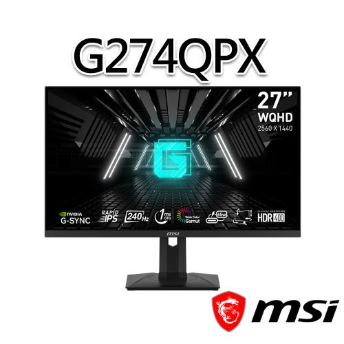 msi微星 G274QPX 27吋 平面電競螢幕