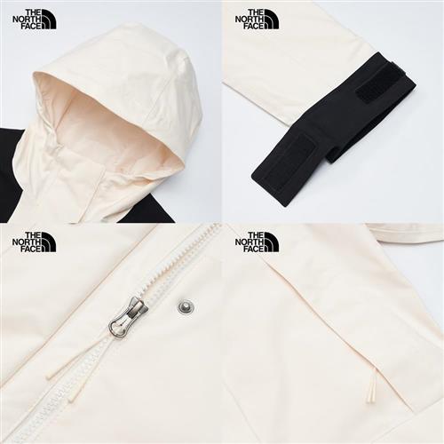 The north face mountain q jacket in hot sale vintage white