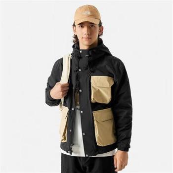 The North Face 北臉 男裝 連帽外套 衝鋒衣 防風 防水 黑【運動世界】NF0A7W7FUK2