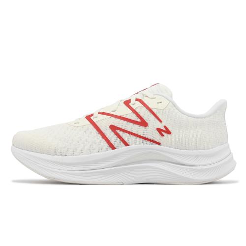 New Balance 慢跑鞋Fuelcell Propel V4 2E 寬楦男鞋白紅緩震運動鞋NB