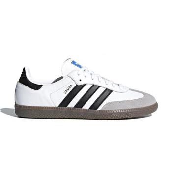 Adidas Originals Samba OG 男 白 焦糖黑底 經典 麂皮 復古 經典 休閒鞋 B75806