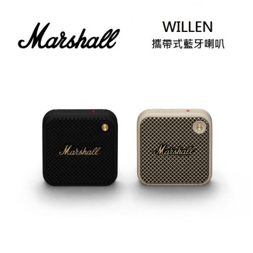 Marshall WILLEN Bluetooth 攜帶式藍牙喇叭 台灣公司貨 保固18個月