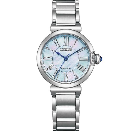 Citizen 星辰  L系列 May Bells 鈴蘭 光動能腕錶/29.5mm(EM1060-87N)