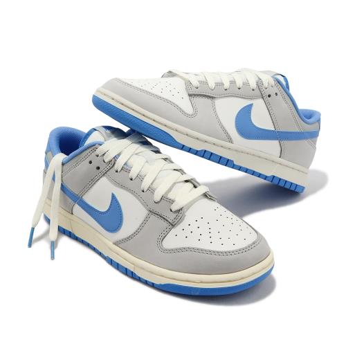 Nike 休閒鞋Dunk Low 男鞋灰藍北卡藍復古低筒FN7488-133|會員獨享好康