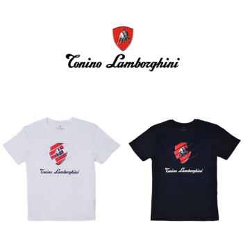 Tonino Lamborghini 藍寶堅尼 Bull 30°棉質T-SHIRT上衣(跑車賽車經典款)