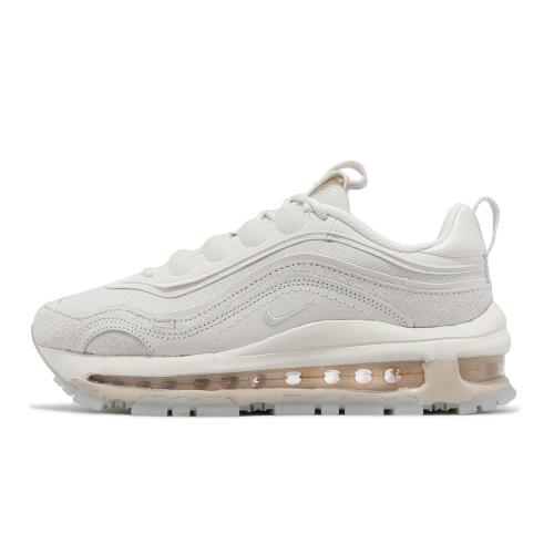 Nike 休閒鞋 Wmns Air Max 97 Futura 女鞋 米白 奶茶 氣墊 子彈 復古 運動鞋 FB4496-001