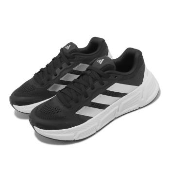 adidas 慢跑鞋 Questar 2 W 女鞋 黑 白 緩震 運動鞋 環保材質 愛迪達 IF2238