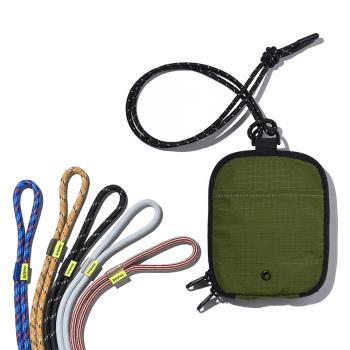 【bitplay】 Essential Pouch 機能小包 V2(含頸掛繩)- 軍綠色+ 8mm撞色掛繩組