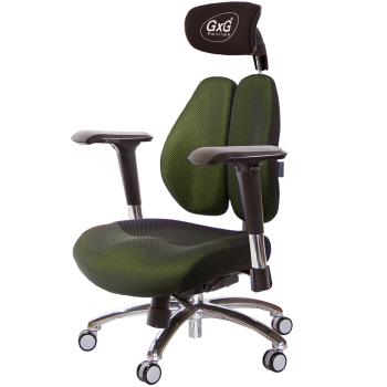 GXG 雙軸枕 DUO KING 記憶棉工學椅(鋁腳/4D金屬手) TW-3608 LUA7