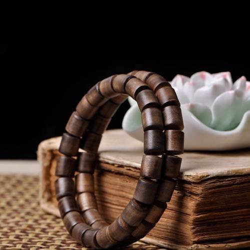 【八方開運】 印尼加里曼丹黑油老料沉香佛珠手鍊