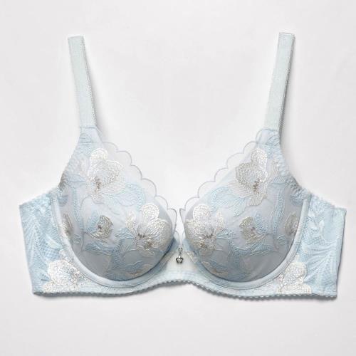 【華歌爾Wacoal】深V 量身打造美一刻 A70-D70罩杯內衣(幸福藍) 