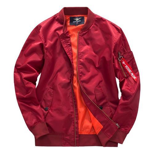 【巴黎精品】軍裝外套飛行夾克-MA1簡約寬鬆棒球服男外套5色a1ck24