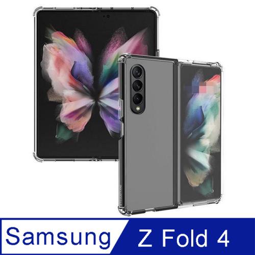 SAMSUNG Galaxy Z Fold 4 TPU 新四角透明防撞手機殼