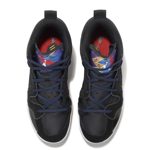 Nike 籃球鞋Air Jordan XXXVII Low PF 37 低筒黑紅喬丹男鞋DQ4123-061