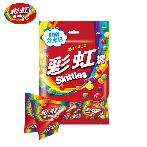 【Skittles彩虹糖】混合水果口味量販包 樂享包 135g (9g*15) 