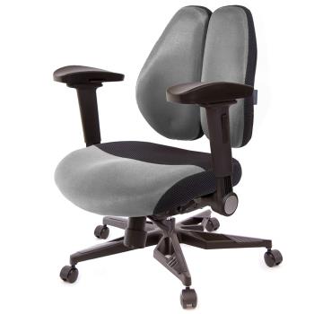 GXG 低雙背DUO KING 工學椅(電競腳/4D弧面摺疊手) TW-3005 KG1D