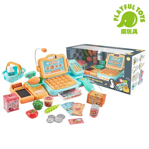 Playful Toys 頑玩具 仿真語音超市收銀機 (收銀機玩具 家家酒玩具 超市玩具)