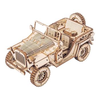 Robotime DIY立體木製組裝模型 戰地吉普車 MC701