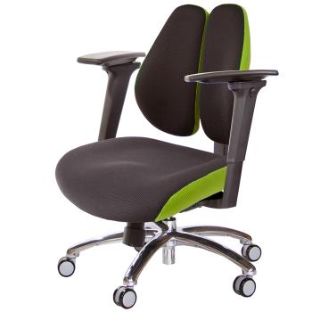 GXG 低雙背DUO KING 工學椅(鋁腳/3D手遊休閒扶手) TW-3005 LU9M