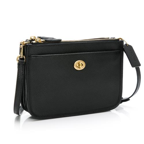 Coach turnlock best sale flat crossbody