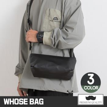 【WHOSE BAG】時尚休閒輕量防潑水斜背包 斜背包 男包 女包 NO.WBOM005