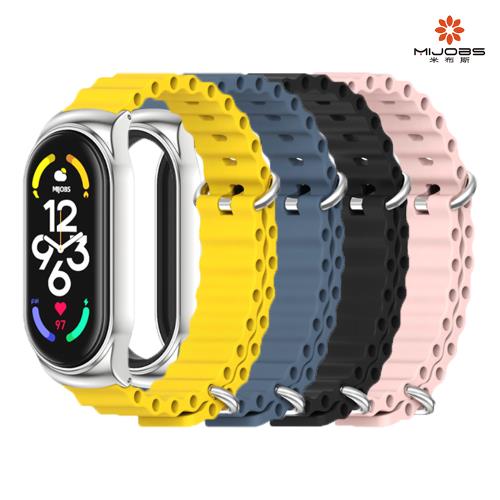 mijobs 小米手環 7 海洋矽膠錶帶