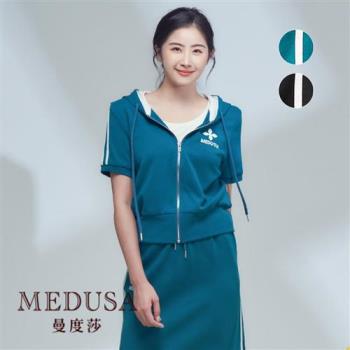 現貨【MEDUSA 曼度莎】梅花運動帽T外套 - 2色（M-XL）｜女運動外套 連帽外套