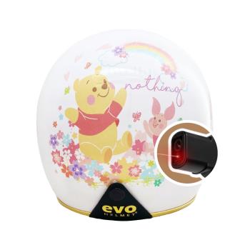 iMiniDV X4C 內建式安全帽行車記錄器 精裝 花維尼 復古騎士安全帽(機車用 1080P 攝影機 記錄器 安全帽)