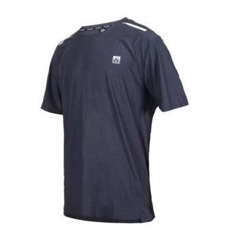 FIRESTAR 男彈性圓領短袖T恤-慢跑 路跑 涼感 運動 上衣 反光