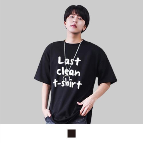 【男人幫】T5858*韓系LAST CLEAN T-SHIRT短袖T恤(T5858)