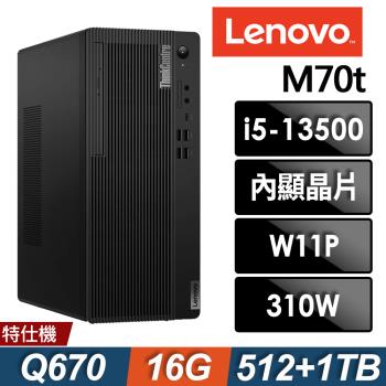 Lenovo ThinkCentre M70t (i5-13500/16G/1TB+512G SSD/W11P)