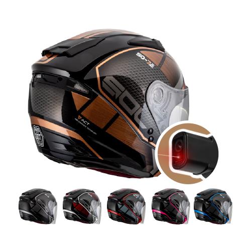 iMiniDV X4C SO7E 幻影 內建式安全帽行車記錄器(SO-7 陀螺儀 自動開關 攝影機 廣角)