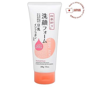免運/日本熊野豆乳美肌洗面乳200g x1條
