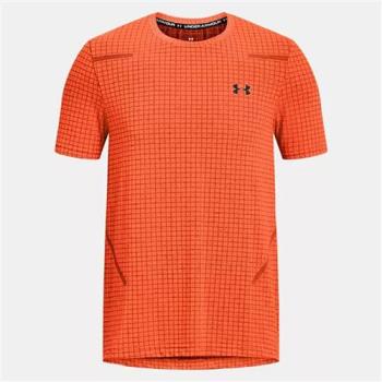 Under Armour UA 男裝 短袖上衣 排汗 歐規 橘【運動世界】1376921-866