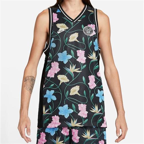 Nike 男裝 背心 球衣 花卉黑【運動世界】FB7026-010