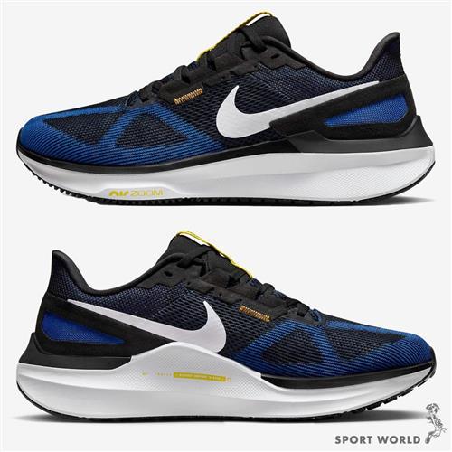 Nike 男鞋慢跑鞋Structure 25 黑白/藍黑【運動世界】DJ7883-002/DJ7883