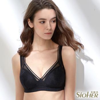 【SiOHER 熹歐禾】單件組 ☆ 韓國獨家開版定焦美胸無鋼圈內衣(性感內衣/女內著/無痕內衣)