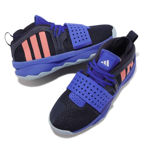 adidas 籃球鞋Dame 8 EXTPLY 男鞋深藍珊瑚粉Lillard 里拉德愛迪
