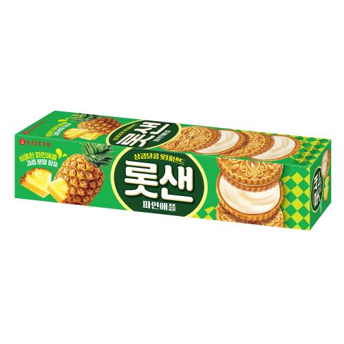 [Lotte]韓國樂天 夾心餅乾鳳梨味(105g*10入/組)