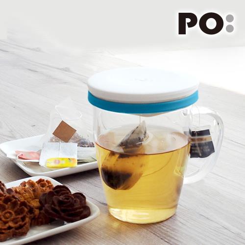 【PO:Selected】丹麥濾茶玻璃杯350ml (共2色)